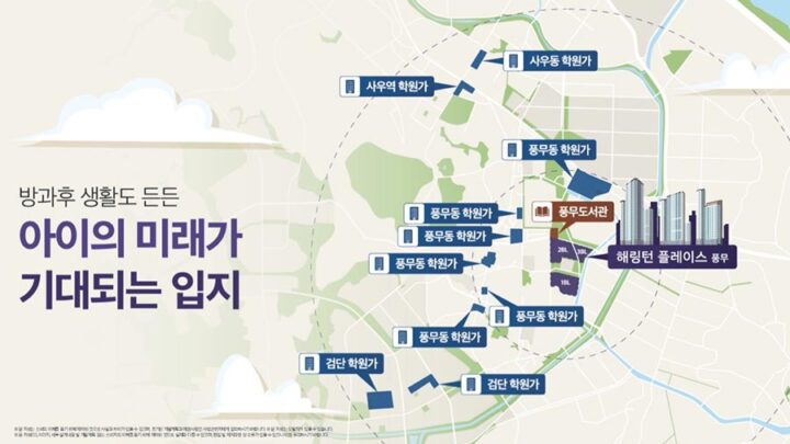 인근학원가